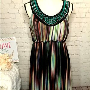 Sami & Jo beaded maxi dress